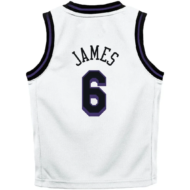 Women’s NFC football jerseys -LA.Lakers #6 LeBron James Preschool 2022-23 Replica Jersey City Edition White Stitched American Basketball Jersey