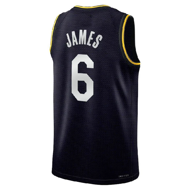 NFC football jersey with unique print -LA.Lakers #6 LeBron James 2022 Select Series MVP Swingman Jersey Black Stitched American Basketball Jersey