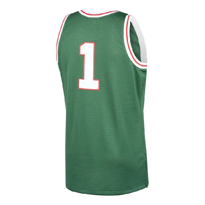 Women’s NFC football jerseys -M.Bucks #1 Oscar Robertson Mitchell & Ness 1970-71 Hardwood Classics Swingman Jersey Green Stitched American Basketball Jersey