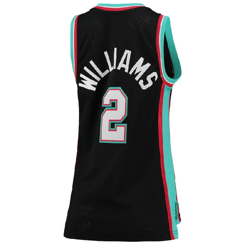 NFC official away football shirt -M.Grizzlies #2 Jason Williams Mitchell & Ness Hardwood Classics Swingman Jersey Black Stitched American Basketball Jersey