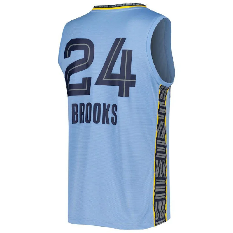 NFC jerseys for the 2025 football season -M.Grizzlies #24 Dillon Brooks Fanatics Branded 2022-23 Fast Break Replica Player Jersey - Statement Edition Light Blue Stitched American Basketball Jersey