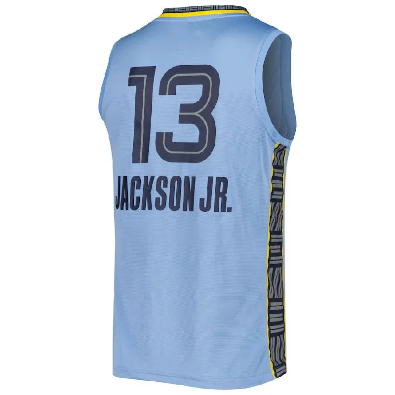 Official NFC football shirt for collectors -M.Grizzlies #13 Jaren Jackson Jr. Fanatics Branded 2022-23 Fast Break Replica Player Jersey - Statement Edition Light Blue Stitched American Basketball Jersey