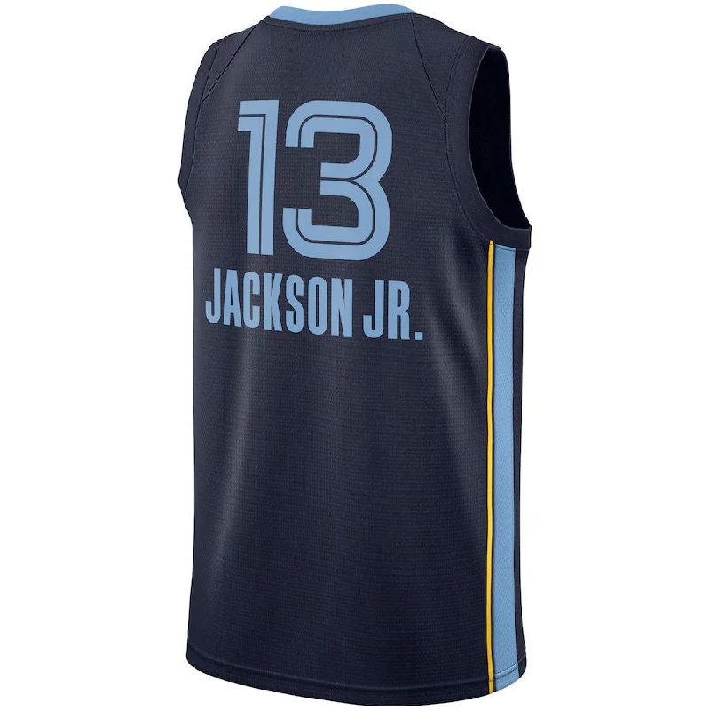 NFC jerseys for football supporters -M.Grizzlies #13 Jaren Jackson Swingman Team Icon Edition Navy Stitched American Basketball Jersey