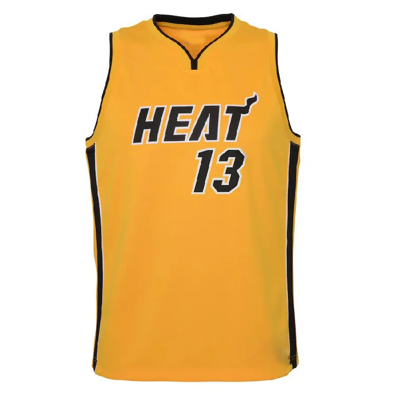 New NFC jerseys for 2025 season -M.Heat #13 Bam Adebayo  2020-21 Swingman Player Jersey Trophy Gold Earned Edition Stitched American Basketball Jersey