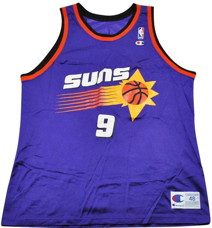 Official NFC football shirt for collectors -Vintage Champion Brand Phoenix Suns Dan Majerle Jersey Size X-Large