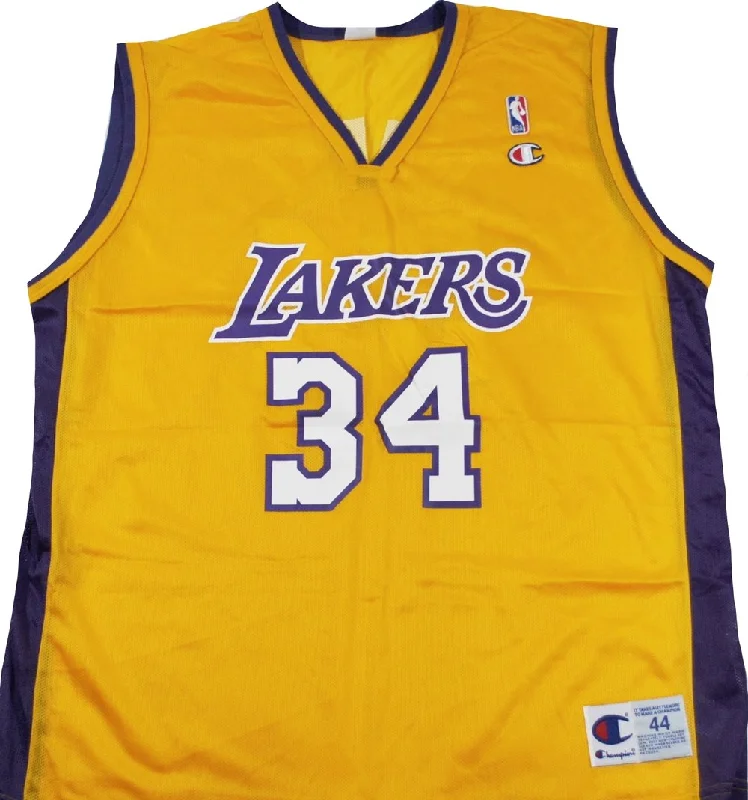 NFC team jersey for game day -Vintage Champion Brand Los Angeles Lakers Shaquille O'Neal Jersey Size Large