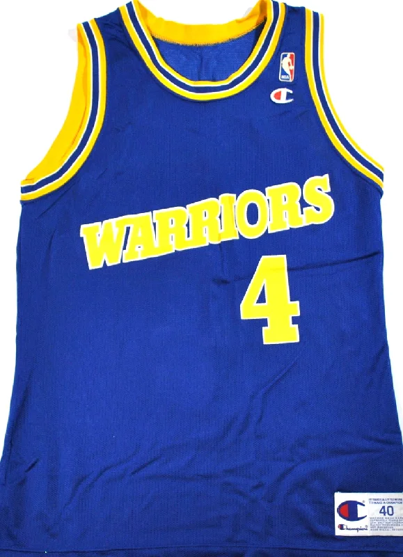 Shop NFC fan jerseys with player names -Vintage Champion Brand Golden State Warriors Chris Webber Jersey Size Medium