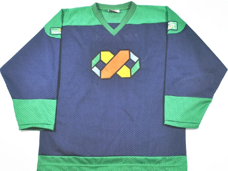 Classic NFC jerseys for home games -Vintage Microsoft Hockey Jersey Size Medium